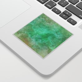 Abstract nature green marble Sticker