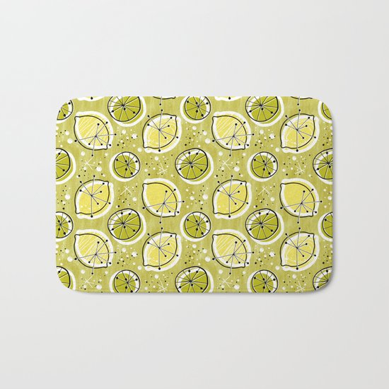 Atomic Lemonade_Green Bath Mat