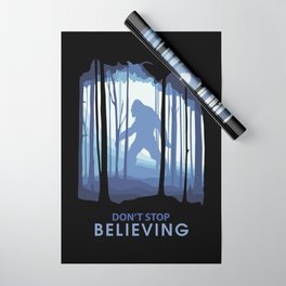 I Believe in Bigfoot Wrapping Paper