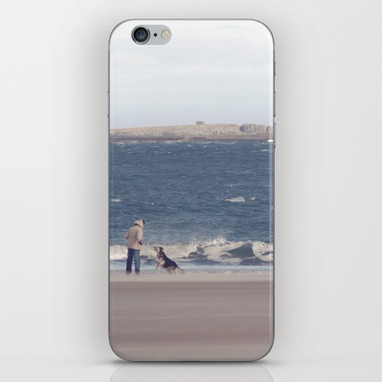 fishing with dogs... iPhone & iPod Skin