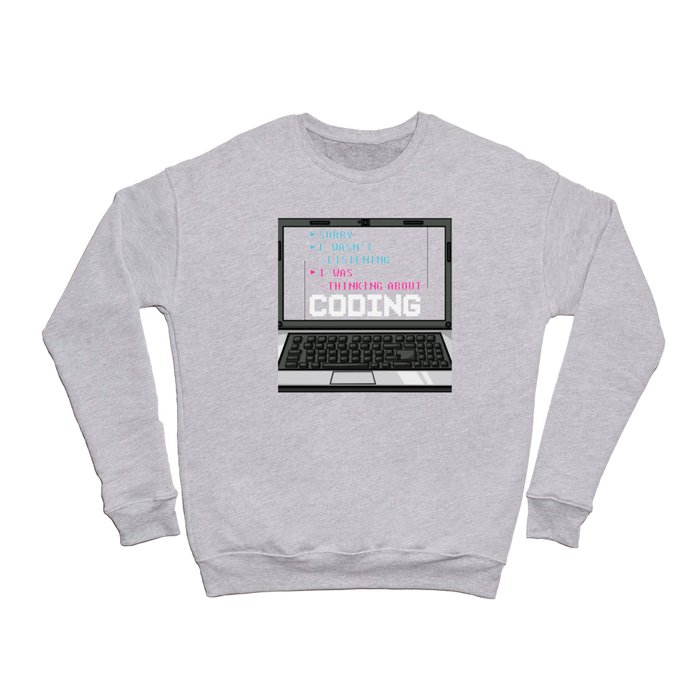 Coding Programmer Gift Medical Computer Developer Crewneck Sweatshirt