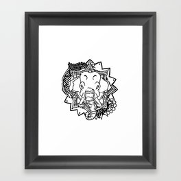 ANIMANDALA HAATHEE Framed Art Print