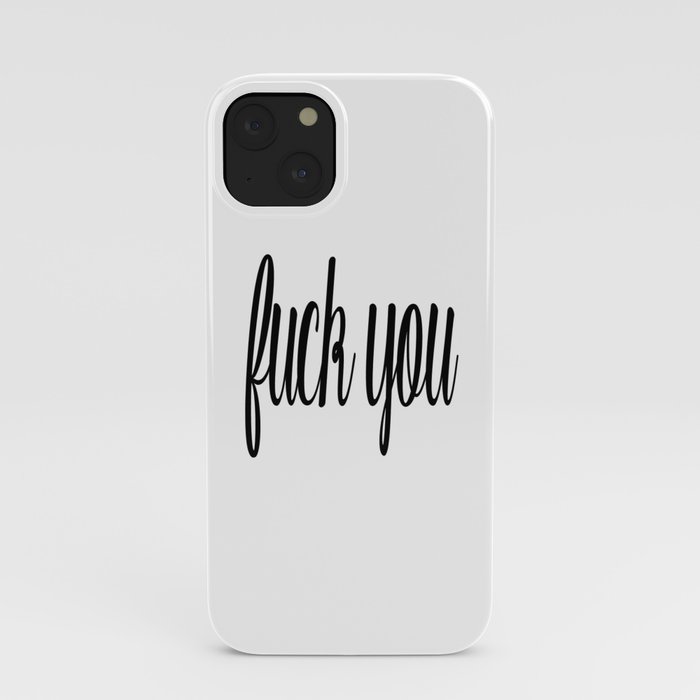 TWO WORDS iPhone Case