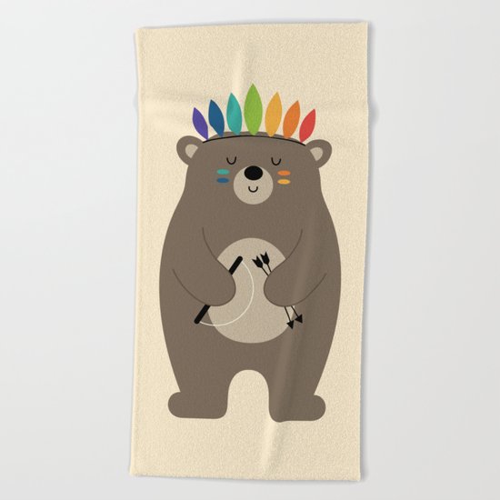 Be Brave Beach Towel