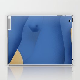 Figurative art - Nude in blue Laptop Skin