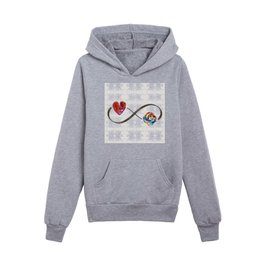 Infinity Love Knot - Always And Forever - Sharon Cummings Kids Pullover Hoodies
