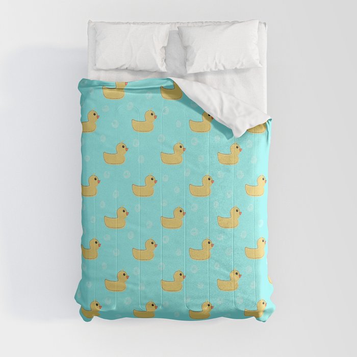 Just Ducky - yellow rubber ducks Comforter