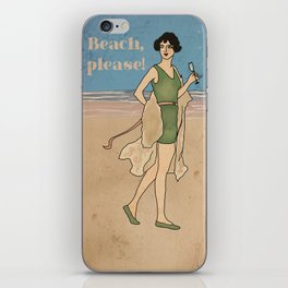 Beach, Please! iPhone Skin