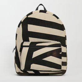 Black & White Patterned Wall Backpack