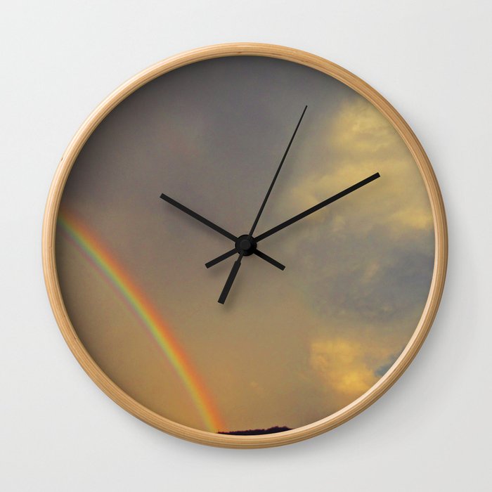 .over the rainbow. Wall Clock