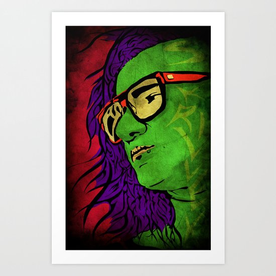 Skrillex Art Print