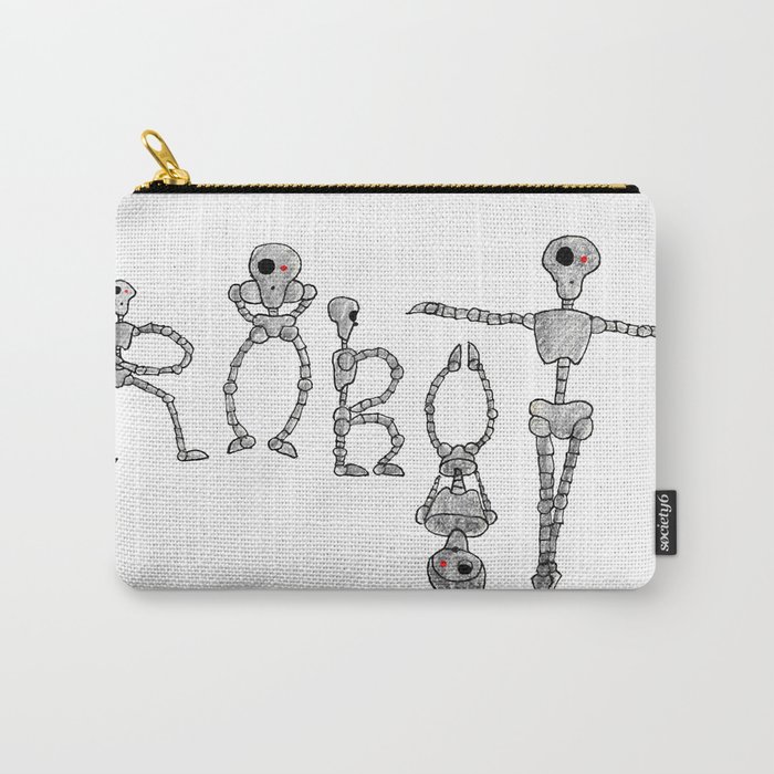Robots writing robot Carry-All Pouch