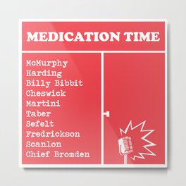 Medication Time Metal Print
