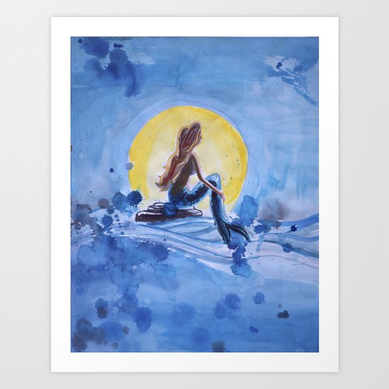 Mia Mermaid Art Print