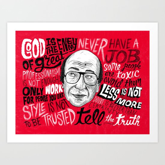 Advice from Milton Art Print
