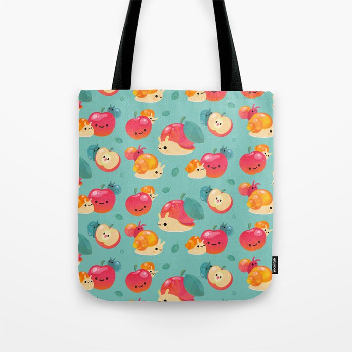 Apple snail Tote Bag