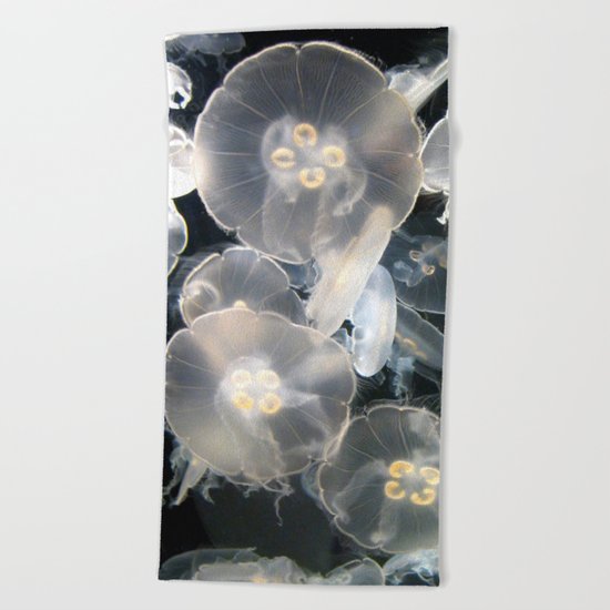 JellyFish Garden Beach Towel