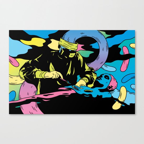Cosmic surgery Canvas Print