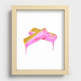 PINK GOLD Recessed Framed Print