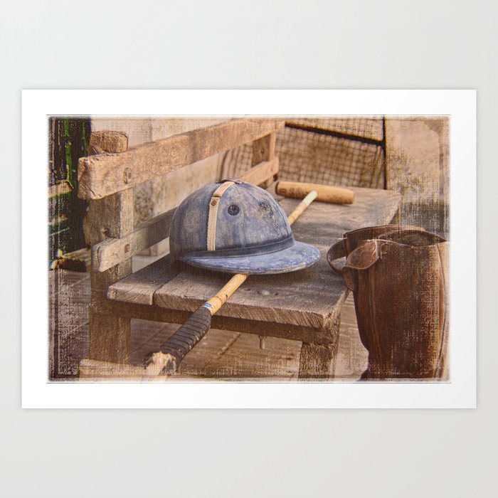 Old Style Polo Equipment After The Game Art Print By Gpatarca Society6