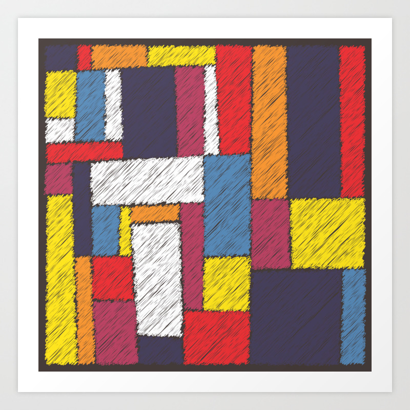 The Mozaik Art Print By Insitemyhead Society6