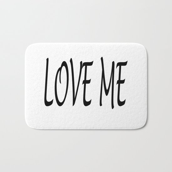 LOVE ME Bath Mat