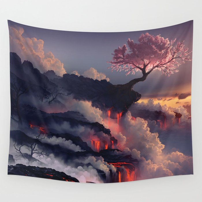Scorched Earth Wall Tapestry