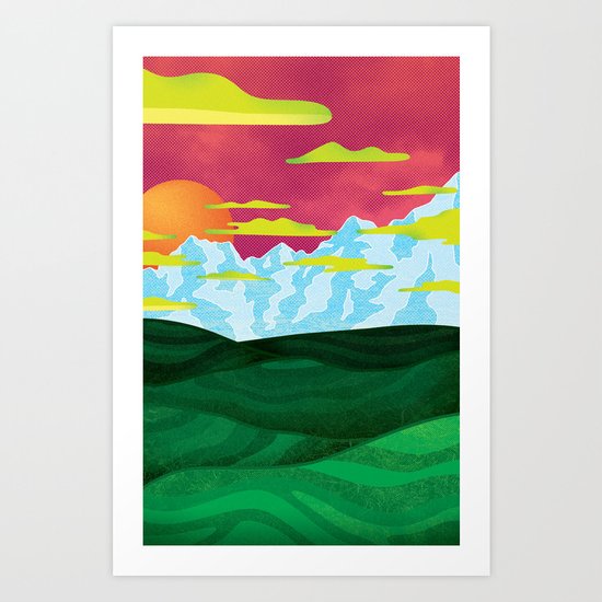 Back home Art Print