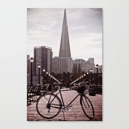 San Francisco Bike Canvas Print