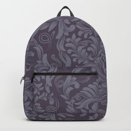 Purple Damask Backpack