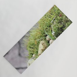 Moss & Rocks Yoga Mat | Plants, Vine, Color, Rock, Closeup, Hippy, Digital, Rebelrosebest, Microphotography, Green 