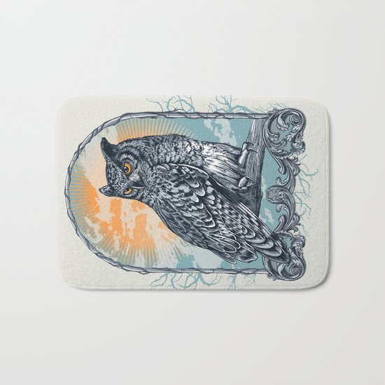 Twilight Owl Bath Mat