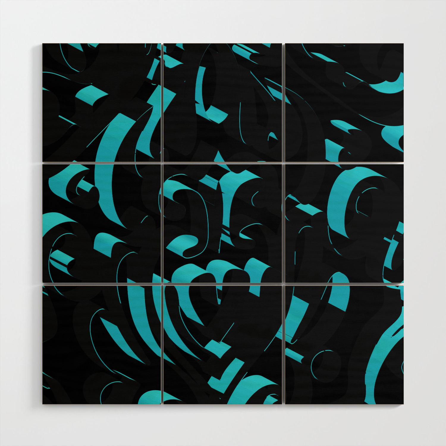 3d Abstract Ornamental Background Wood Wall Art By Uniqued Society6