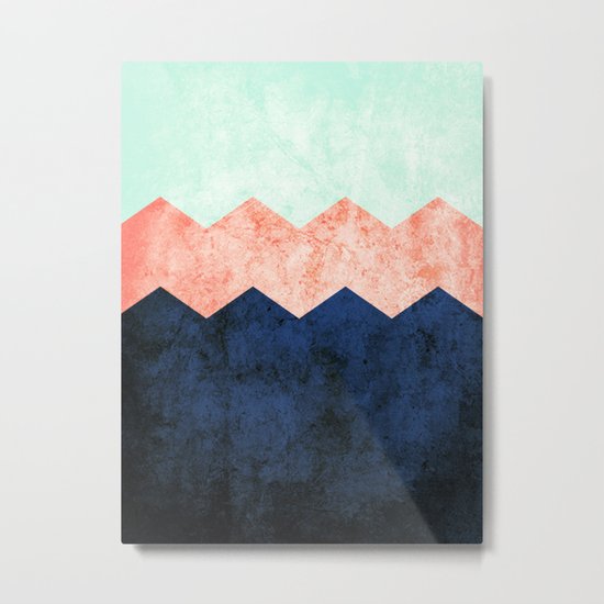 triple chevron (2) Metal Print