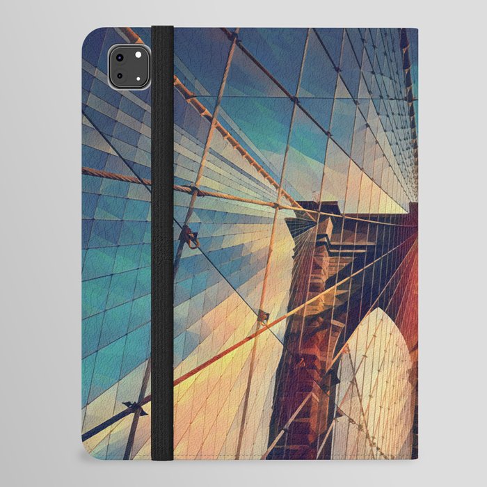 Brooklyn Bridge in New York City iPad Folio Case