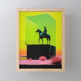 Neon West • Monumental  Framed Mini Art Print