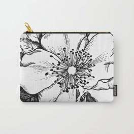 Floral Line Drawing (1) - Home Decor Carry-All Pouch