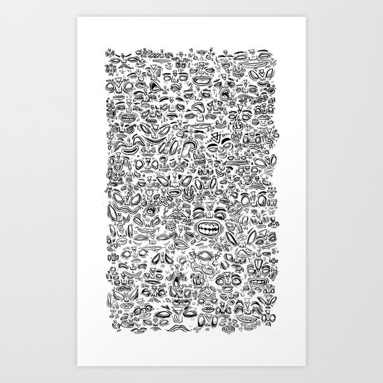 Demon Collection Art Print
