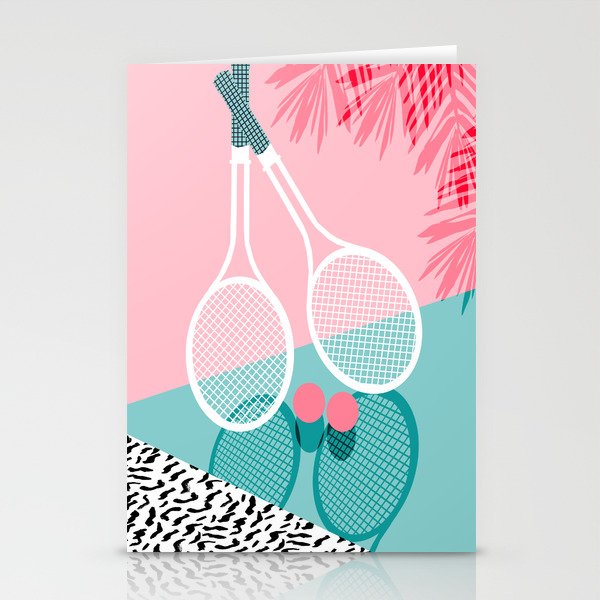 Sportin' - retro minimal pastel neon throwback memphis style