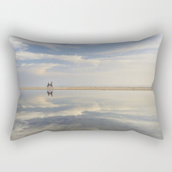 "Heaven walk". Sea sunset Rectangular Pillow