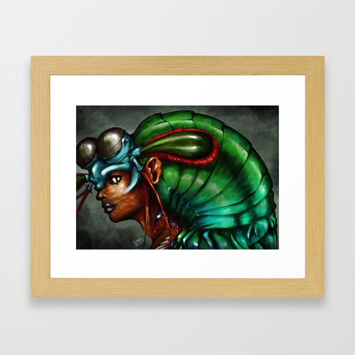 Lady Mantis Shrimp Framed Art Print