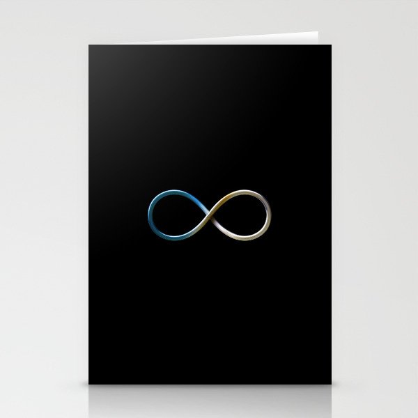 Infinity symbol Stationery Cards