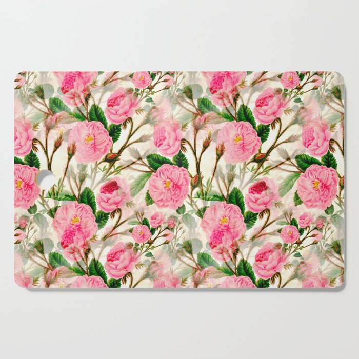 Watercolour flowers,vintage roses,floral,summer pattern Cutting Board