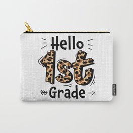 Hello 1st Grade Back To School Carry-All Pouch