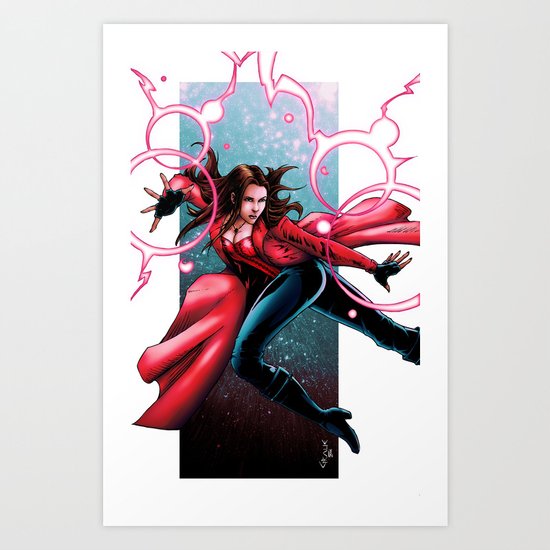 Scarlet Witch - Wanda Maximoff Art Print