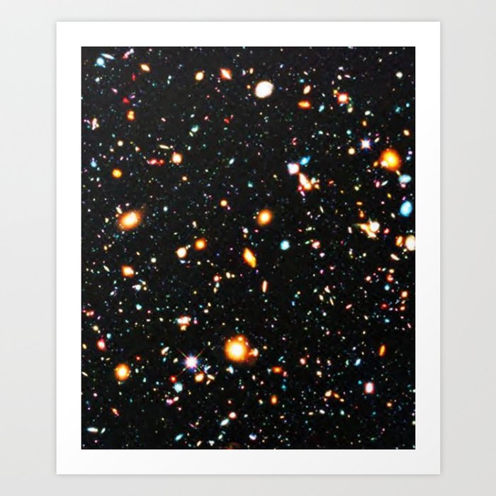 Hubble Extreme Deep Field High Resolution Kunstdrucke Hubble Extreme Deep Field High Resolution Kunstdrucke