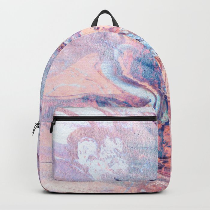 Abstract multicolored marble Backpack by mmartabc Society6