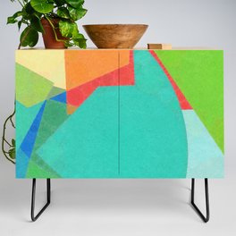 Colorful Shapes Credenza