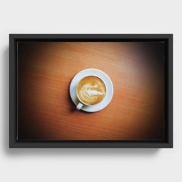 Cafe Framed Canvas