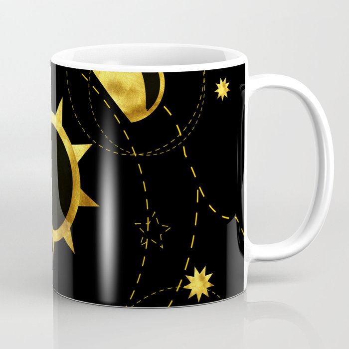 Solar Eclipse black Coffee Mug
